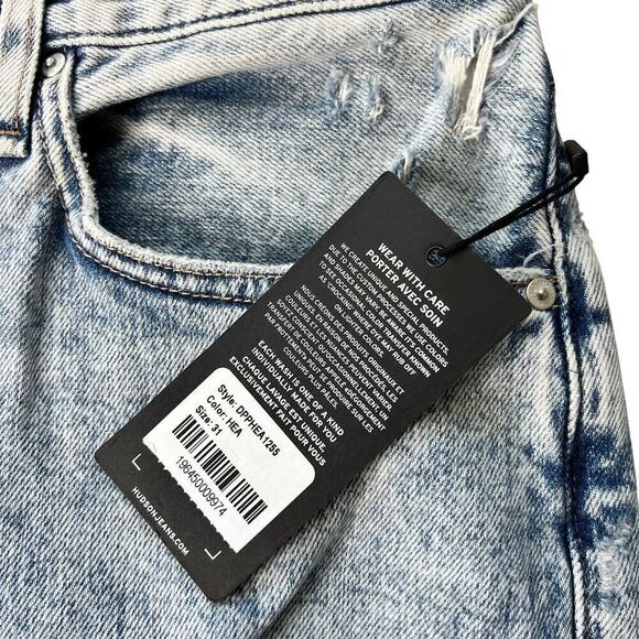 New Women’s Hudson Jade High-Rise Straight Loose Fit Jean Size 31 - Picture 4 of 11